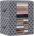 Storage Bags 100L 2Pack Clothes Organization and Storage Containers by WiseLife