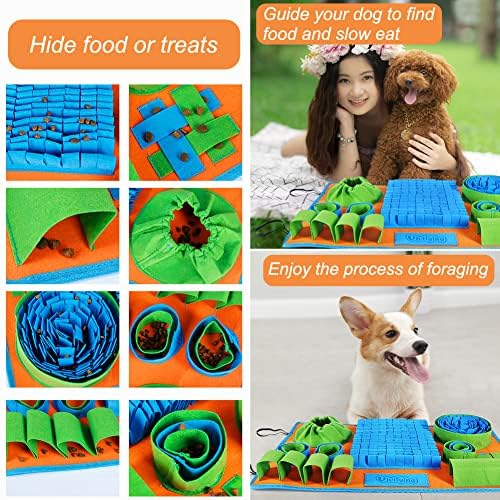 Vivifying Snuffle Mat for Dogs, Interactive Dog Puzzle Toy for Boredom and - Image 4