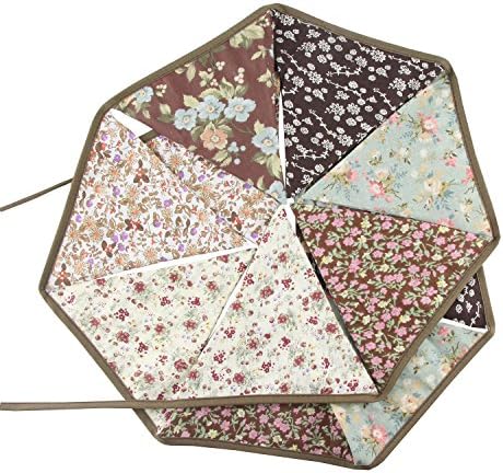 LOVENJOY Brown Floral Collection 100% Cotton Banner - Image 5