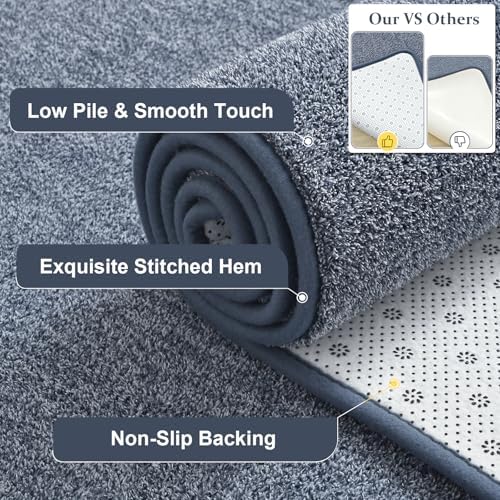Keeko 7x10 Area Rugs for Living Room, Soft Washable Memory Foam Bedroom Rug - Image 5