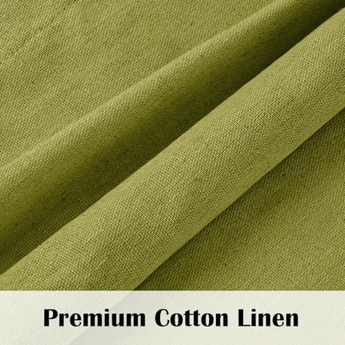 FRAMICS Farmhouse Cotton Linen Curtains - Image 4
