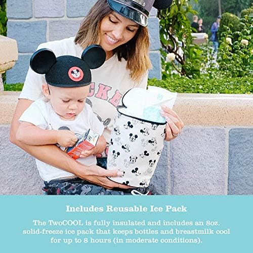 J.L. Childress Disney Baby Bottle Bag Breastmilk Cooler 2-4 Bottles - Image 4