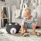 CherryNow Baby Basket for Gifts Empty, Cute Bear Design - Image 2