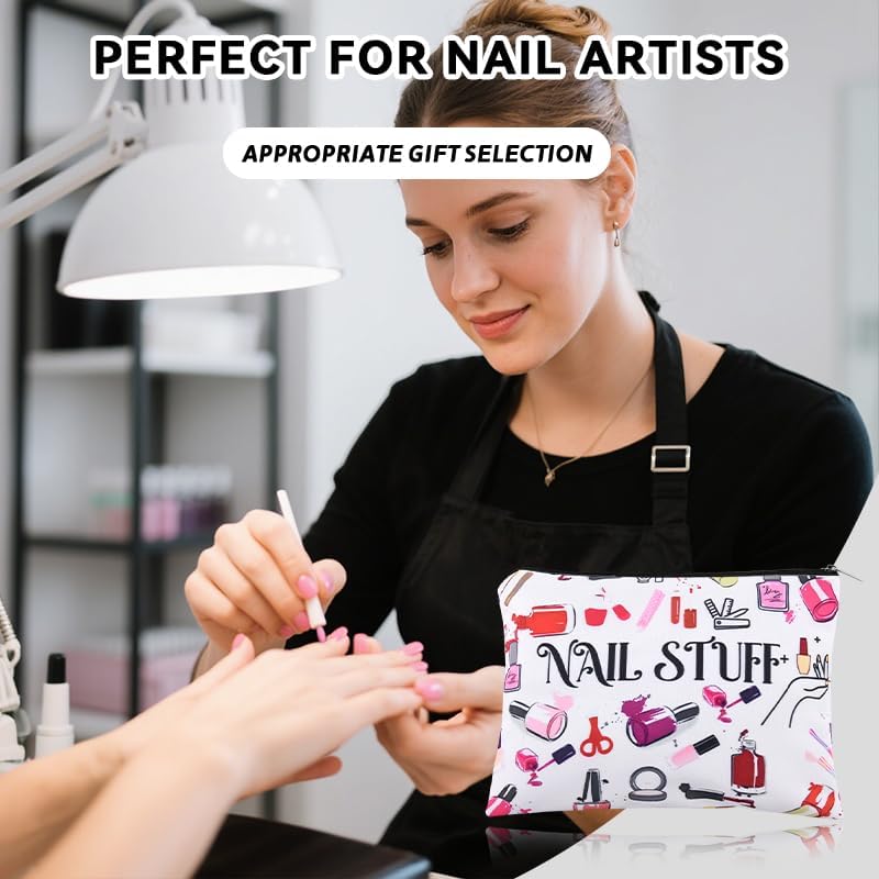 Nail Stuff Storage Bag Manicure Stickers Tool Organizer Pouch - Image 5