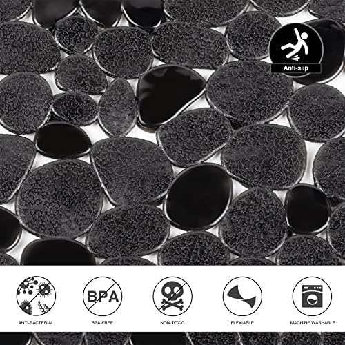 Vannokor Bathtub Mats for Bathroom 27x14 Inch, Bath Mat for Tub Feels Great on - Image 4