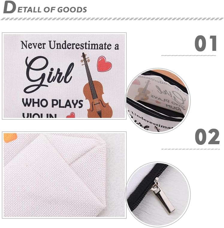 Motivational Violin Gifts for Girls Violinist Birthday Graduation Gifts Never - Image 3