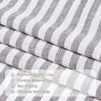 ASPMIZ Farmhouse Kitchen Curtains 24 Inch Length, 2 Panels - Image 4