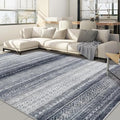 Nakagishi Boho 10x12 Area Rug Living Room Rugs Machine Washable Blue by NakagishiAreaRug