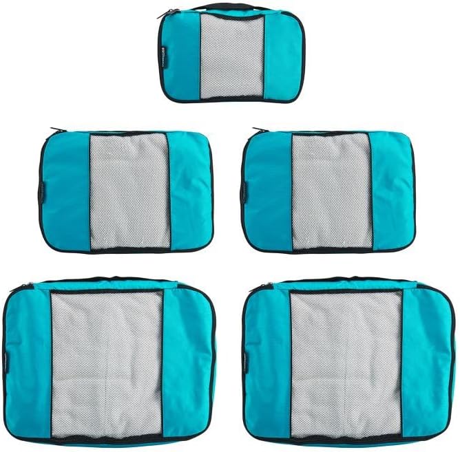 TravelWise Luggage Packing Organization Cubes 5 Pack, 2 Small, 2 Medium - Image 4