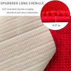 Chenille Bath Mat Microfiber Floor Mat Baby Bath Mat - Image 5
