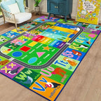 HOMORE Kids Educational Rug, 8x10 Green Kids Area Rug - Image 5