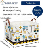Car Basket Rectangular Book Basket Storage Bin Organizer Book Shelf Box Room - Image 2