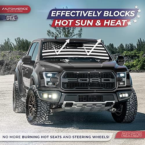 Autoamerics Truck Windshield Sun Shade - Image 3
