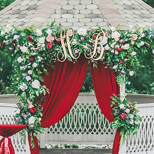 Cursive Wooden Letters T for Wall Decor Large Wood Monogram Letters 14 Inch - Image 4