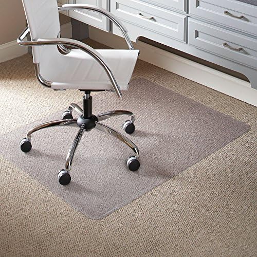 ES Robbins Extra High Pile Carpet Chair Mat, Rectangle 36"x48", Beveled Edge - Image 2