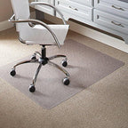 ES Robbins Extra High Pile Carpet Chair Mat, Rectangle 36"x48", Beveled Edge - Image 2
