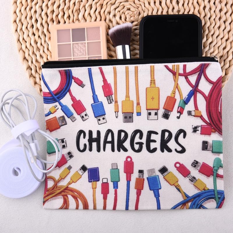 Chargers Organiser Bag for Cord Cable Plug Storage Zipper Organizer Pouch for - Image 6