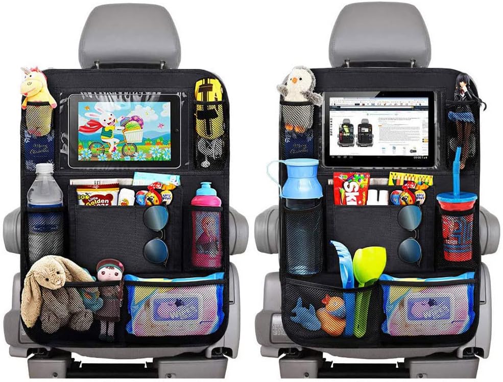 Car Back Seat Organizer with Tablet Holder, Large Capacity Auto Organizer by Unknown