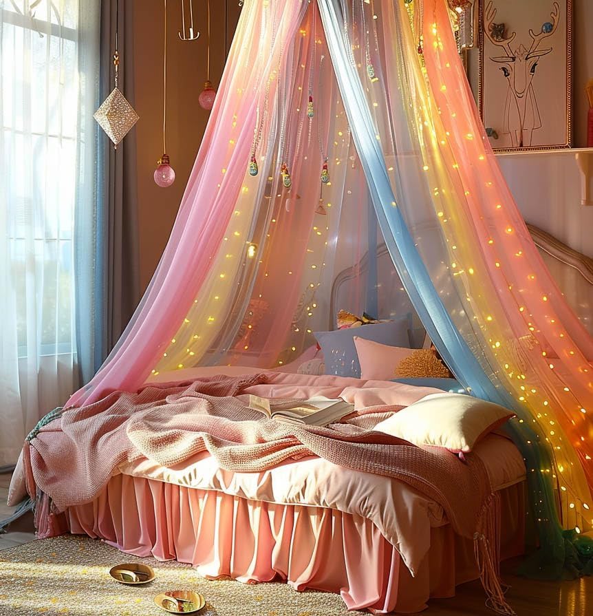Comtelek Mosquito Net Bed Canopy by Comtelek
