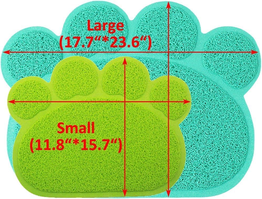 PVC Pet Dog Cat Puppy Kitten Dish Bowl Food Water Feeding Placemat, Non-Slip - Image 5