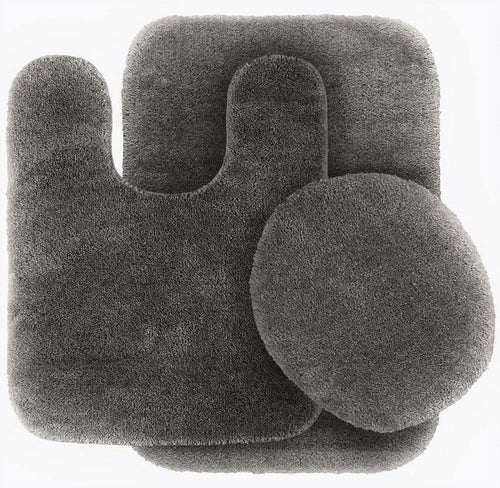 #6 Bath Mat, Contour Mat, and Lid Cover, by Unknown