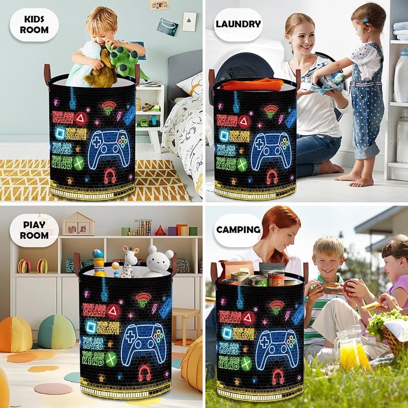 Gaming Laundry Basket, Gamer Decor - Image 5
